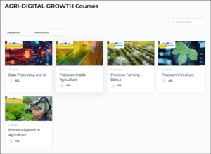 Click here to open the learning platform and find more about the courses