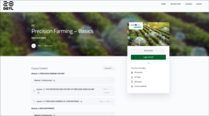 Click here to open the learning platform and find more about the courses